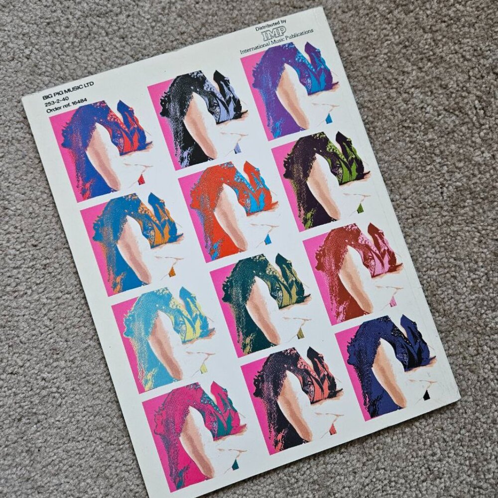 1986‎ Vintage Elton John - Leather Jackets - Music Sheets Book